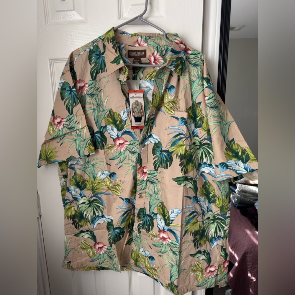Tommy Bahama Floral Print Men's Shirt Jacket
